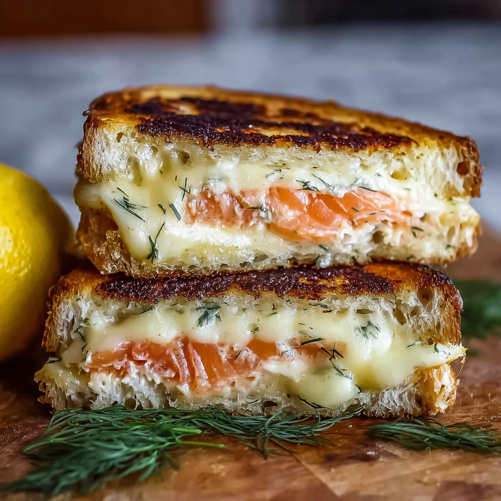 Croque saumon fumé