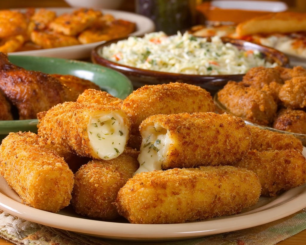 Croquettes de Poulet croustillantes au fromage 4 Croquettes de Poulet