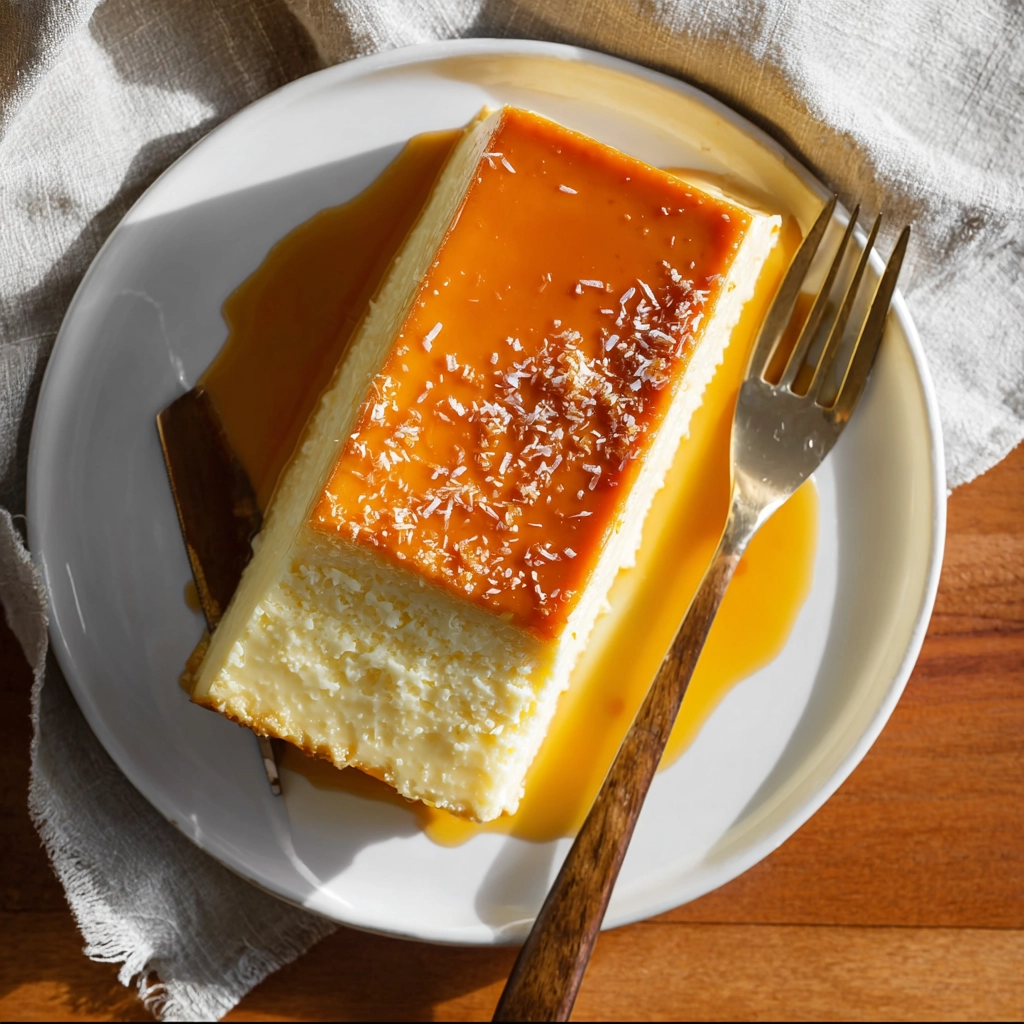 French Antilles Coconut Flan