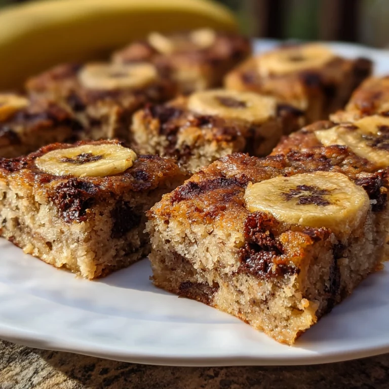Gâteau avoine banane