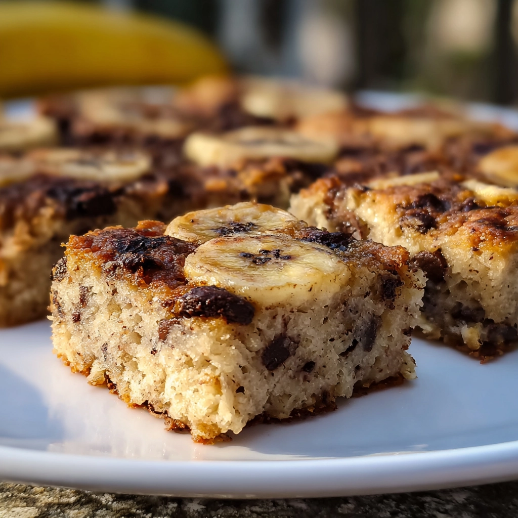 Gâteau avoine banane