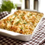 Gratin de pâtes au thon