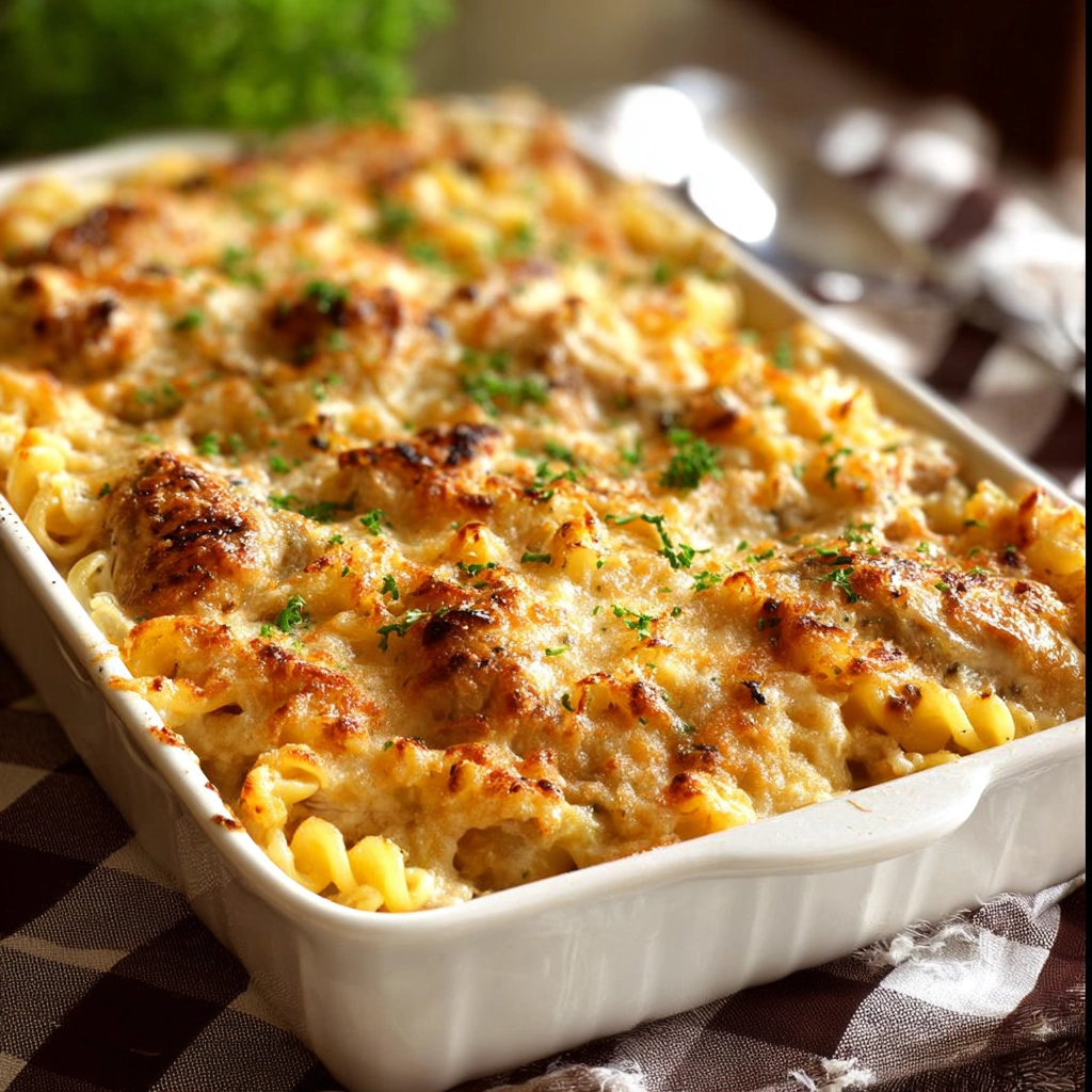Gratin de pâtes au thon