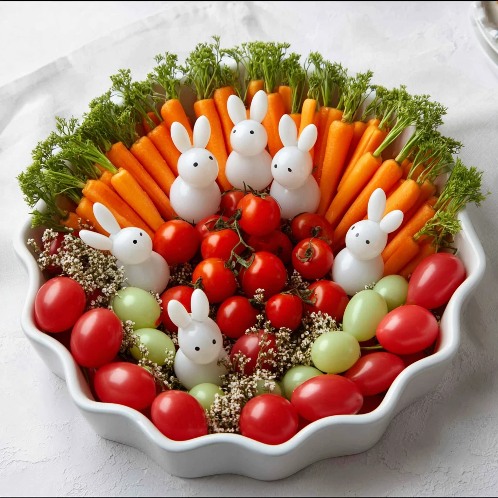 Houmous et légumes