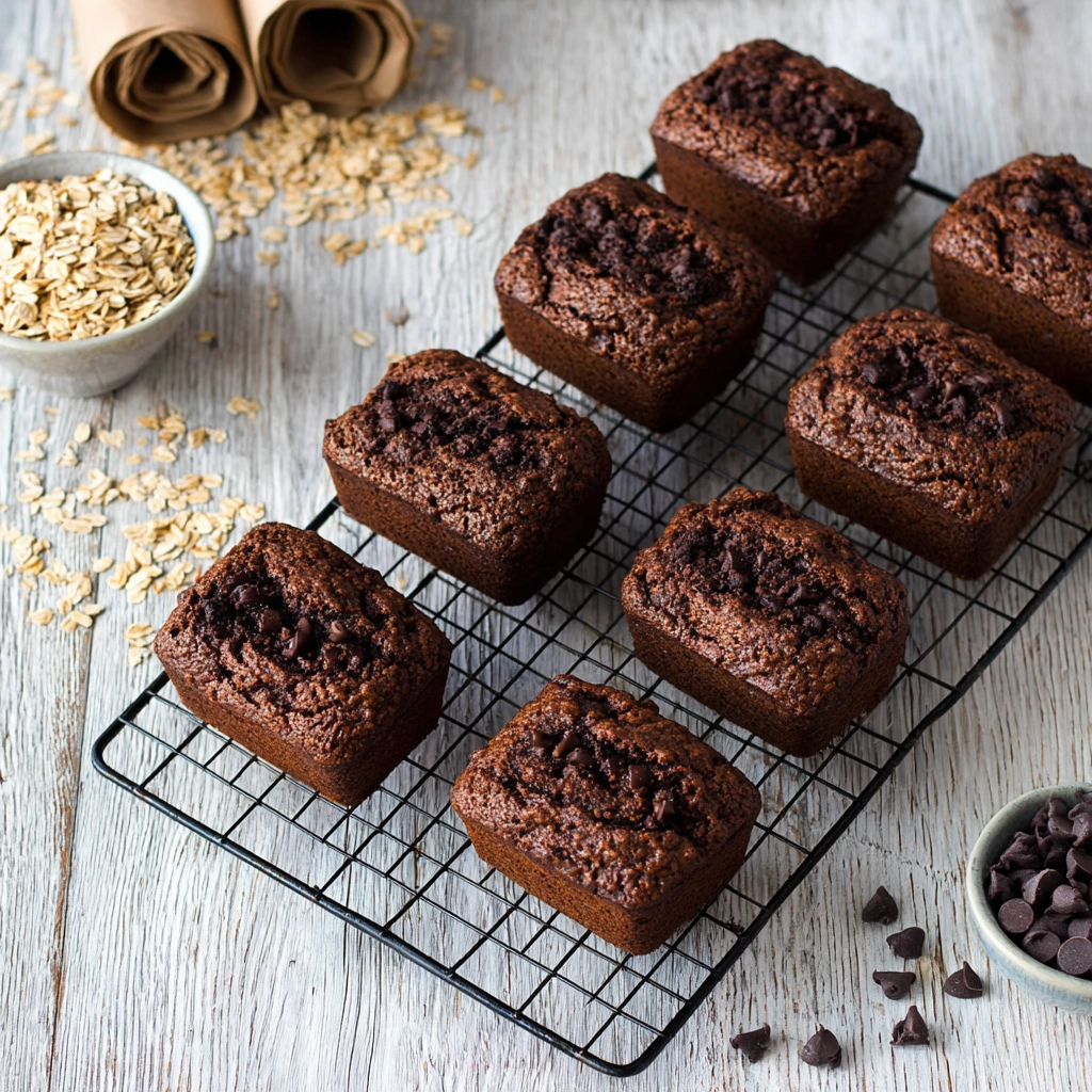 Muffins avoine chocolat