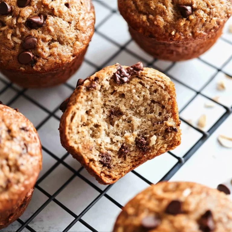 Muffins bananes chocolat