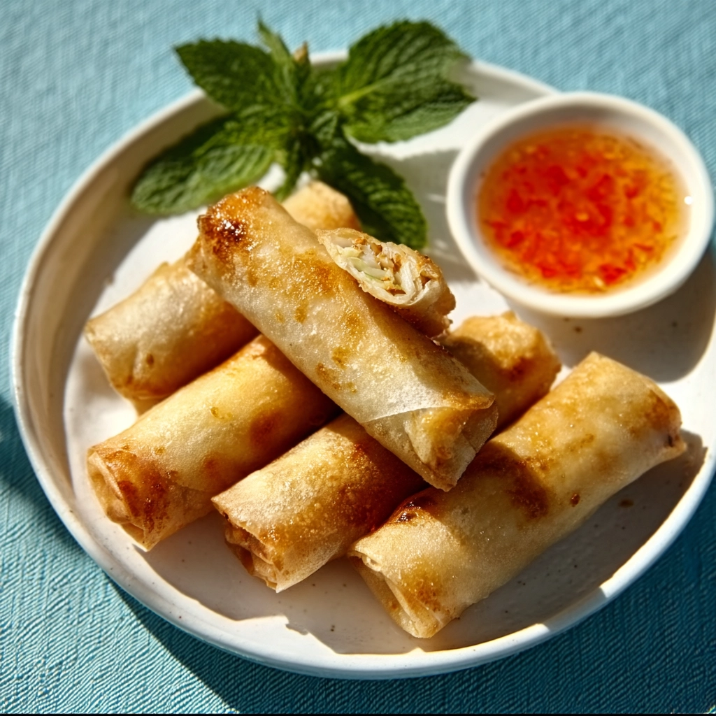 Nems aux légumes croustillants faits maison 4 Nems aux légumes