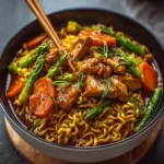 Nouilles Sautées Poulet