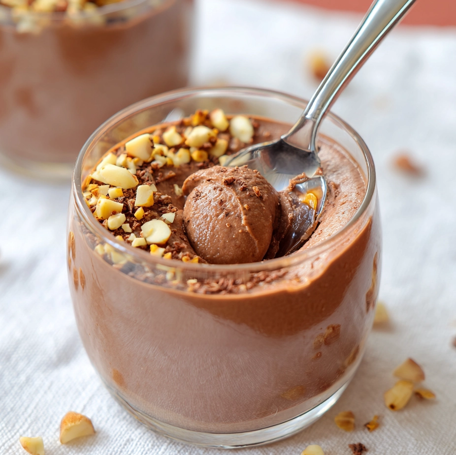 Petits pots de crème chocolat