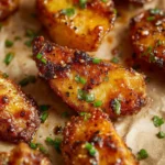 Pommes de terre à l'ail et parmesan