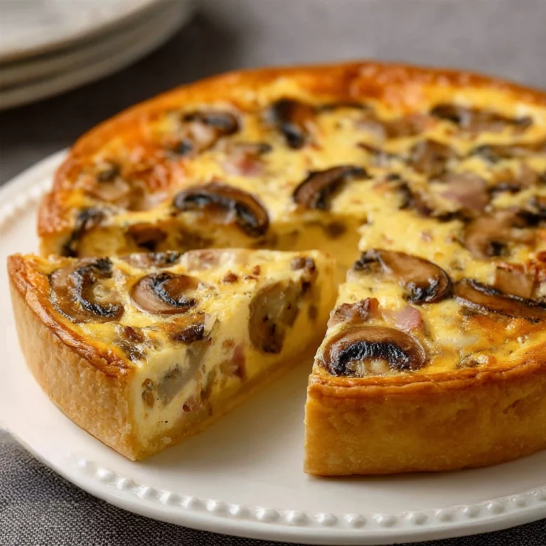 Quiche sans Pâte au Thon