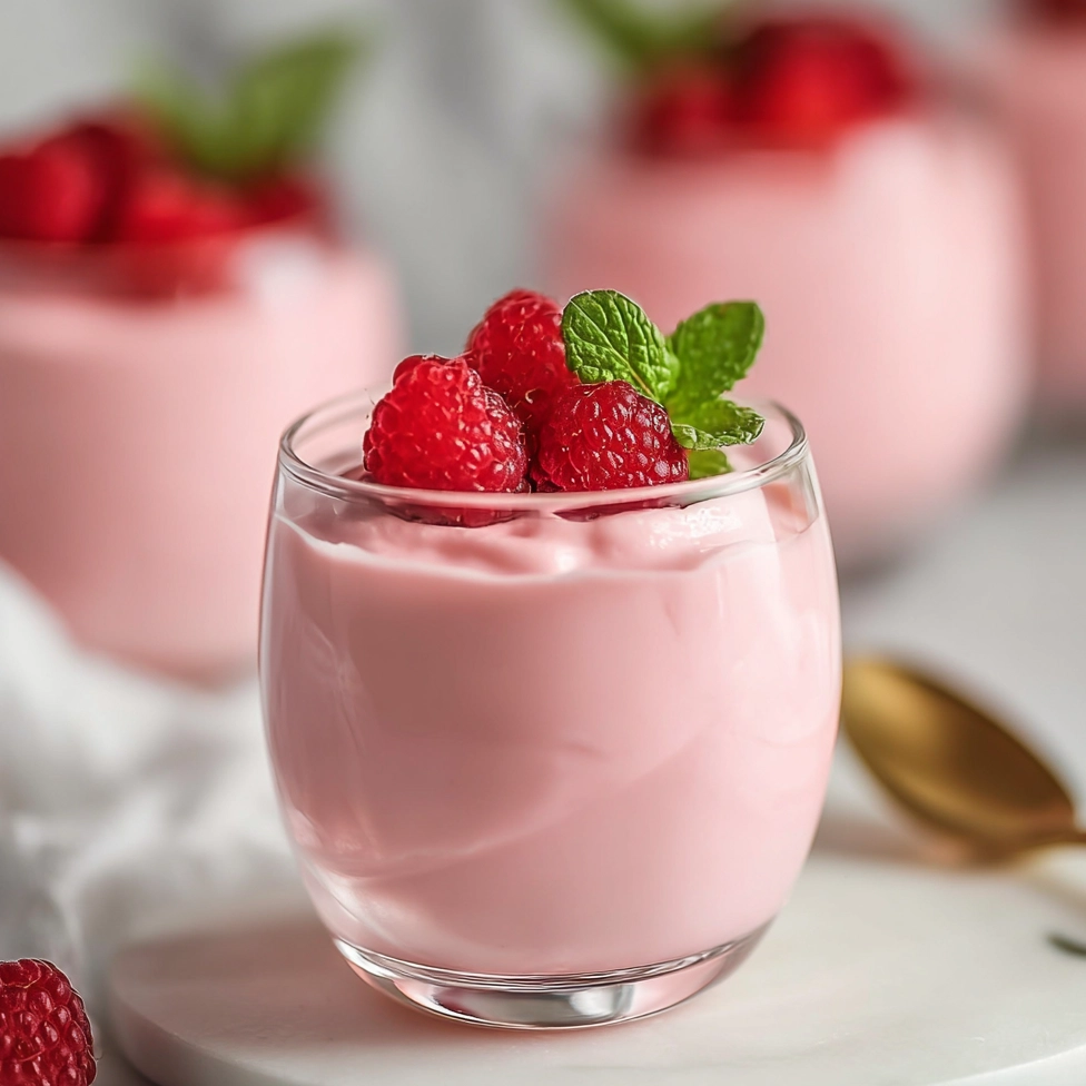 Raspberry Mousse légère et élégante au goût intense 4 Raspberry Mousse