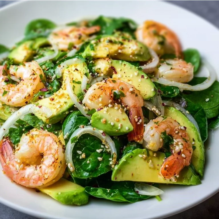 Salade avocat crevette