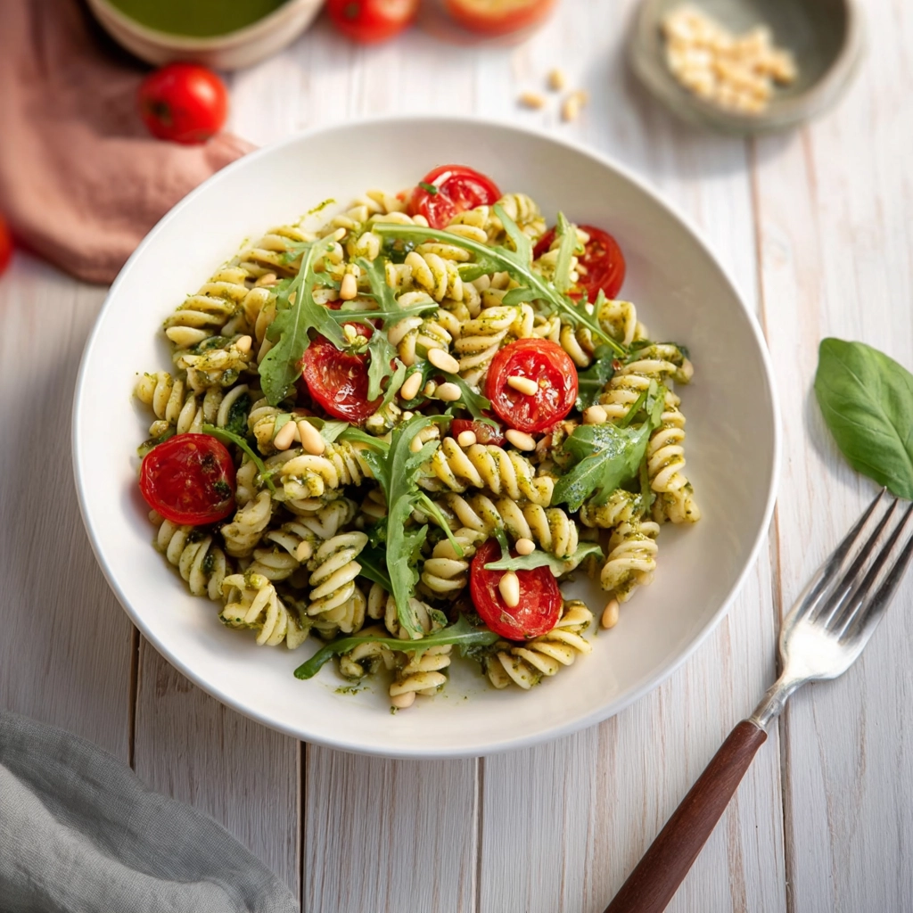 Salade pâtes pesto