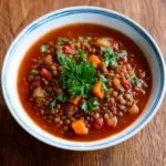 Soupe Marocaine Lentilles