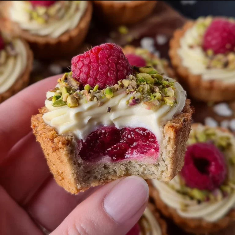 Tartelettes pistache framboise