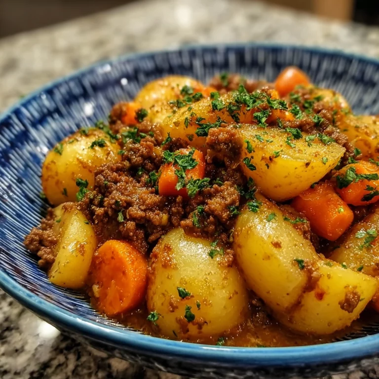 Viande Hachée et Pommes de Terre