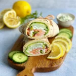 Wraps au saumon fumé