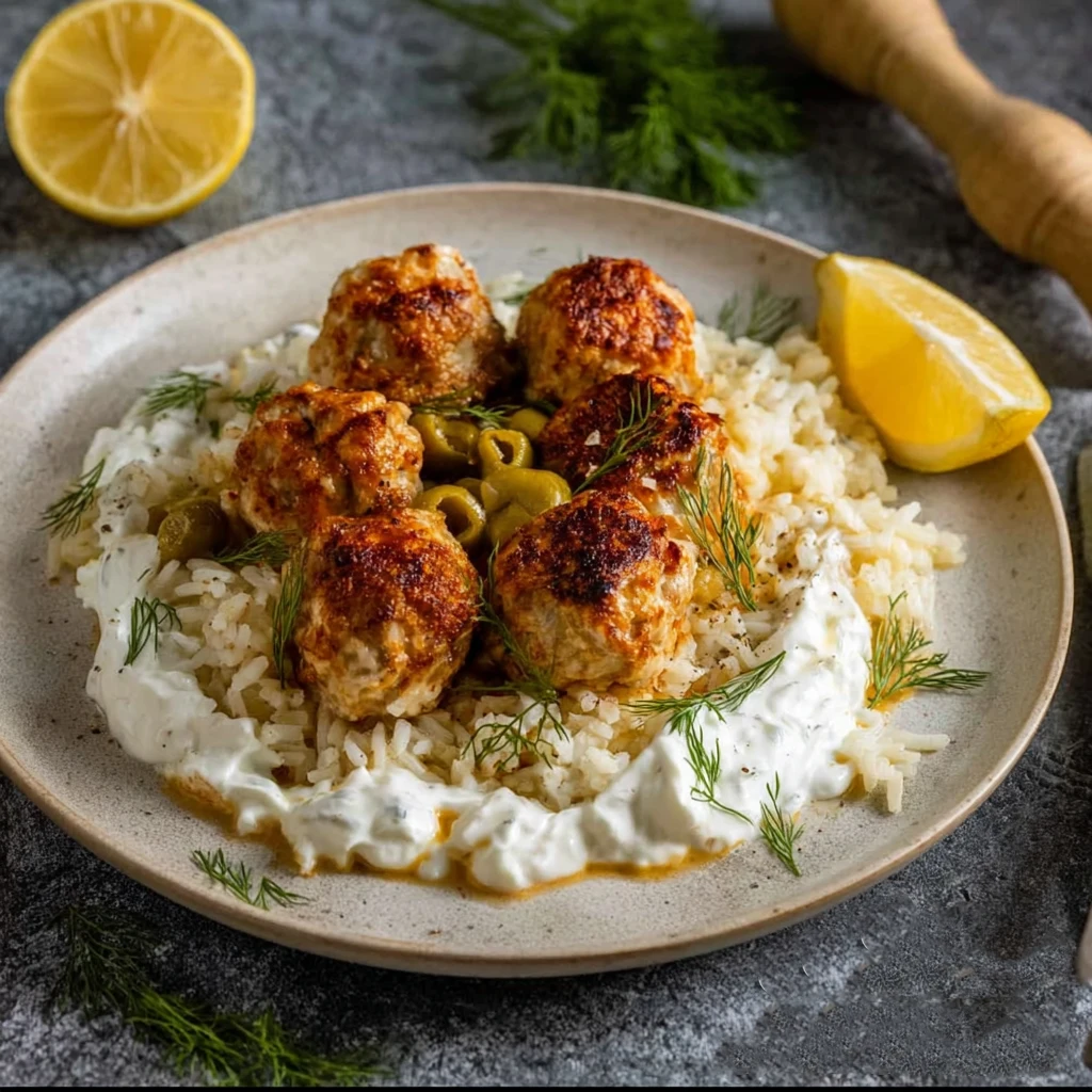 Boulettes poulet grecque