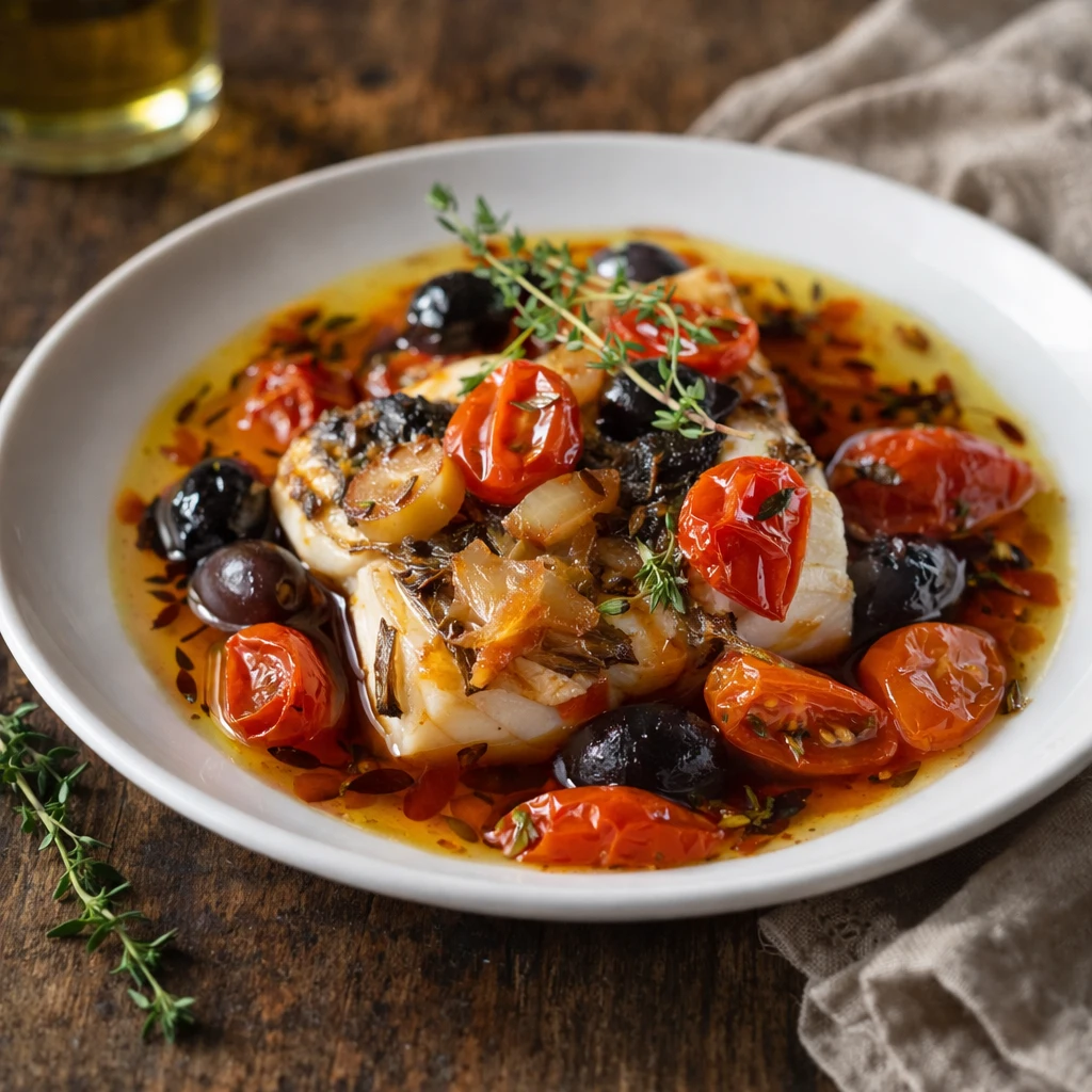 Cabillaud provençal : recette tomate aux herbes de Provence 4 Cabillaud provençal