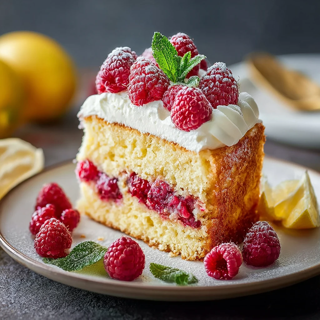 Cake Mascarpone Framboises