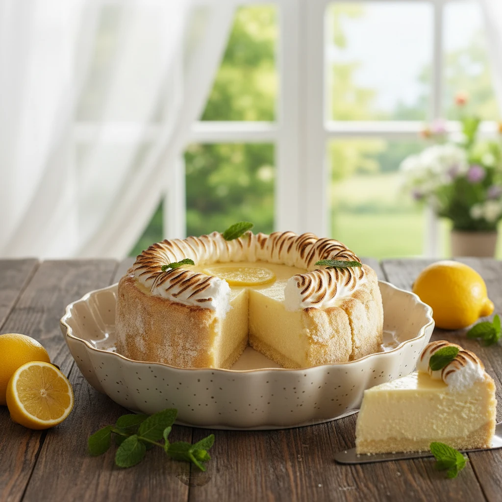 Charlotte au citron meringuée : dessert frais et irrésistible 4 Charlotte au citron meringuée