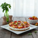 Cheesecake salé chèvre