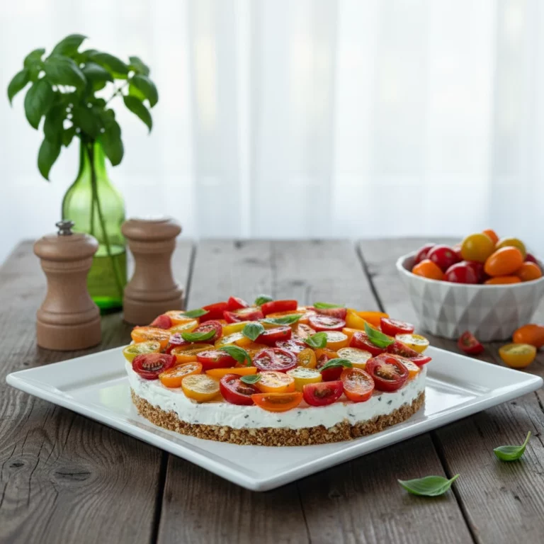 Cheesecake salé chèvre