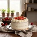 Chiffon cake fraises