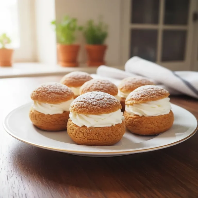 Choux craquelin chantilly