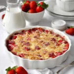 Crumble aux fraises