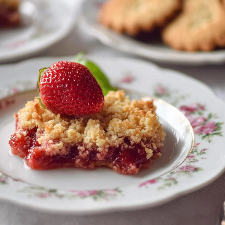 Crumble aux fraises