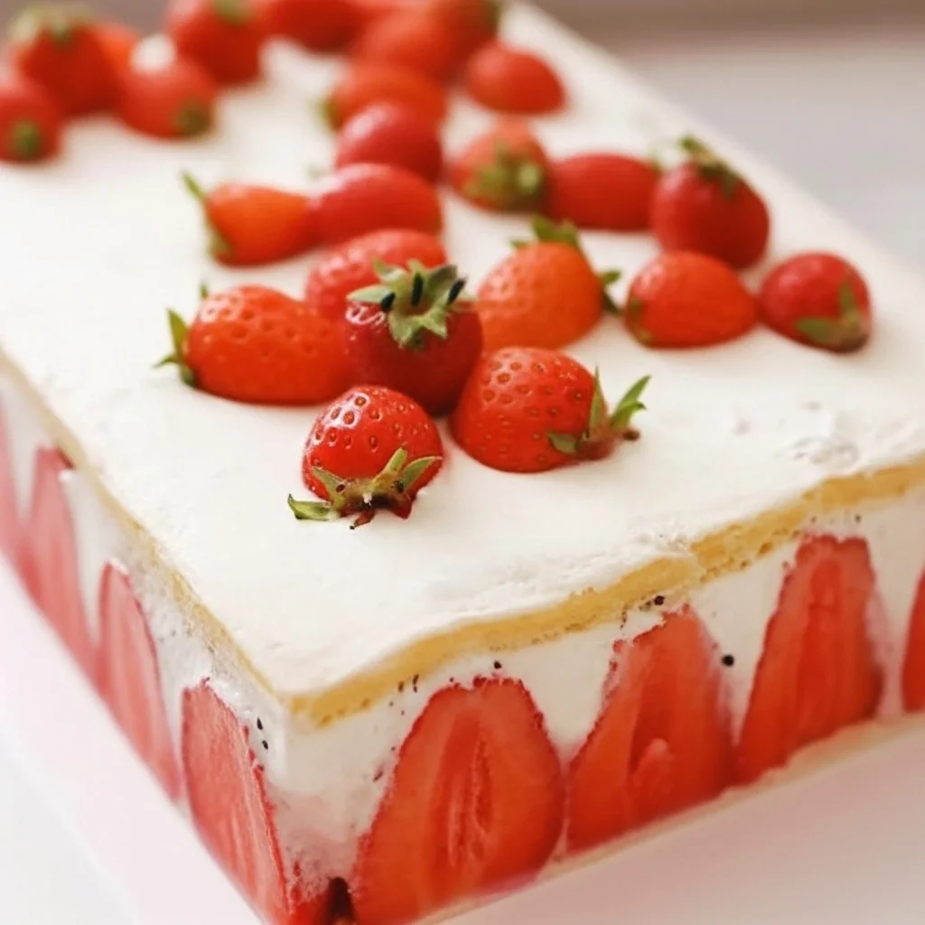 Fraisier minute mascarpone