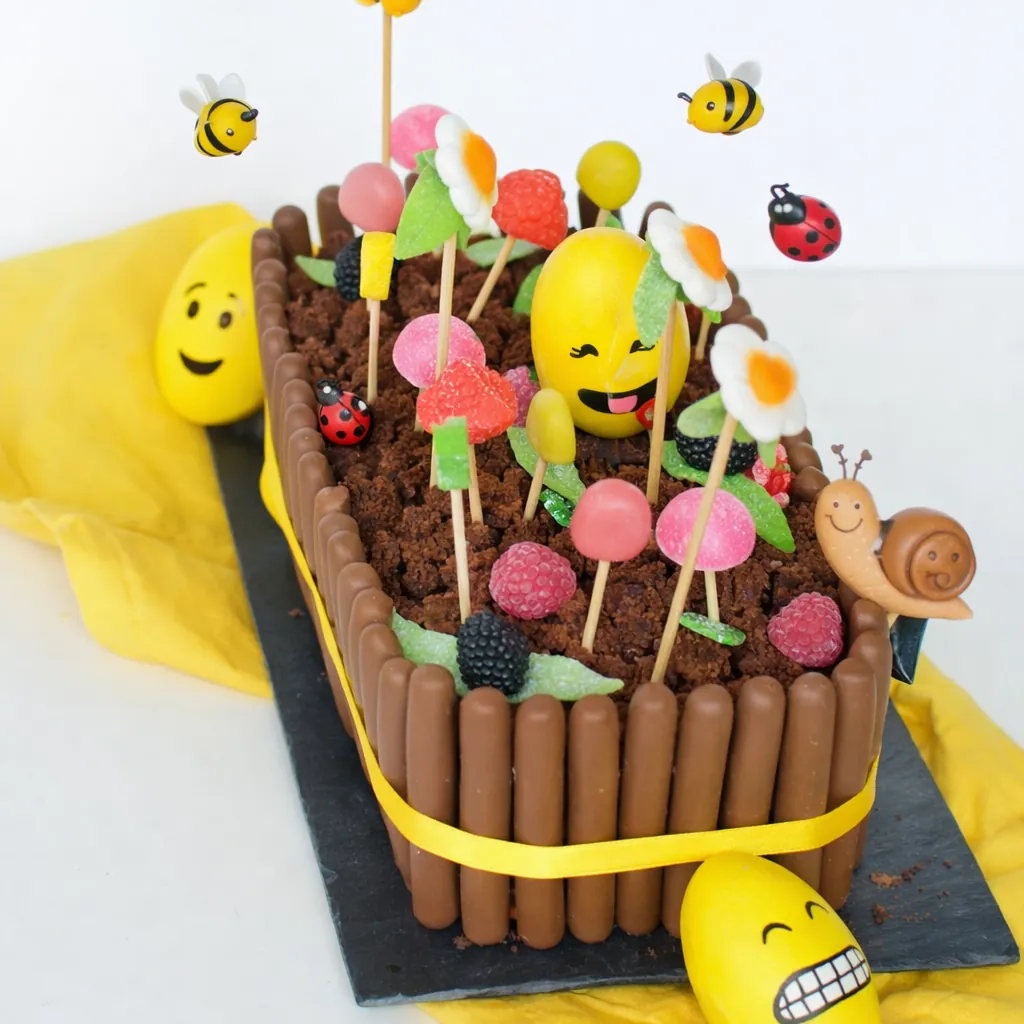 Gâteau de Pâques chocolat façon jardinière gourmande 4 Gâteau de Pâques chocolat