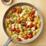 Gnocchi tomates burrata