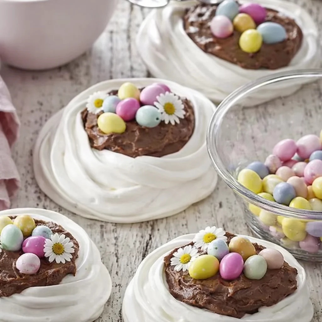 Mini pavlova de Pâques