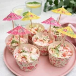 Mini salades crevettes avocat