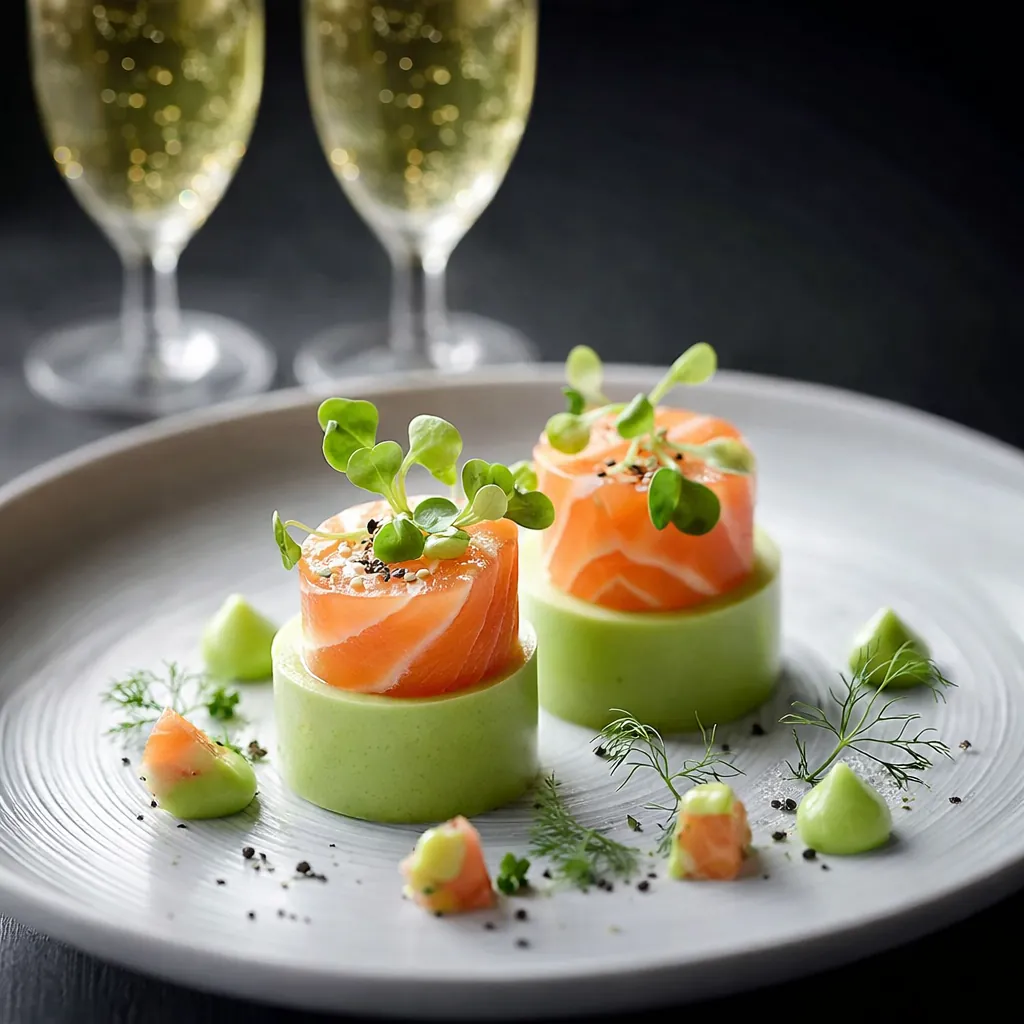 Mousse d’asperges saumon fumé