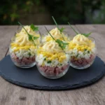 Œufs mimosa verrines