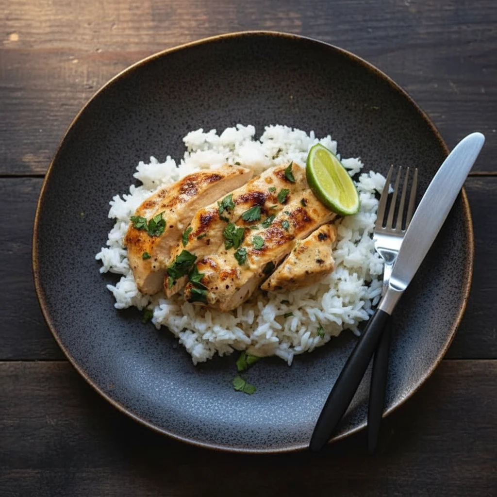 Poulet coco citron vert