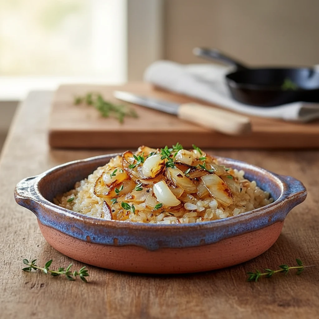 Riz à l'oignon