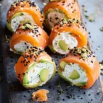 Roulés saumon fumé