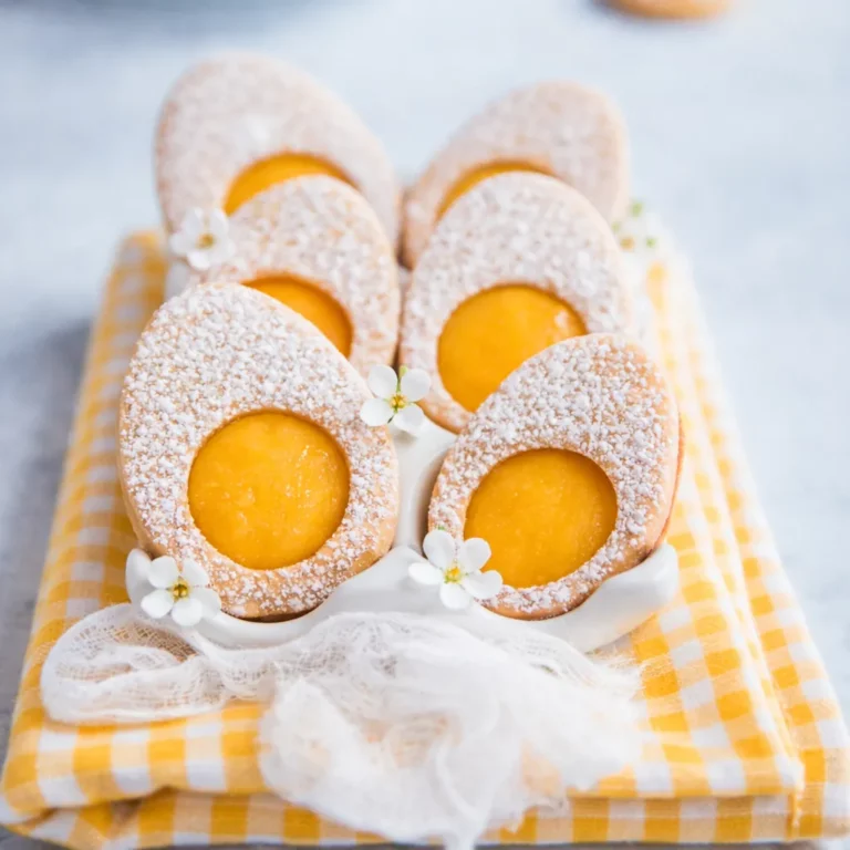 Sablés oeuf Pâques mangue