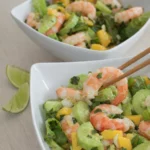 Salade crevette mangue