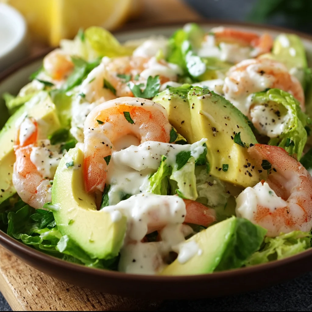 Salade de crevettes