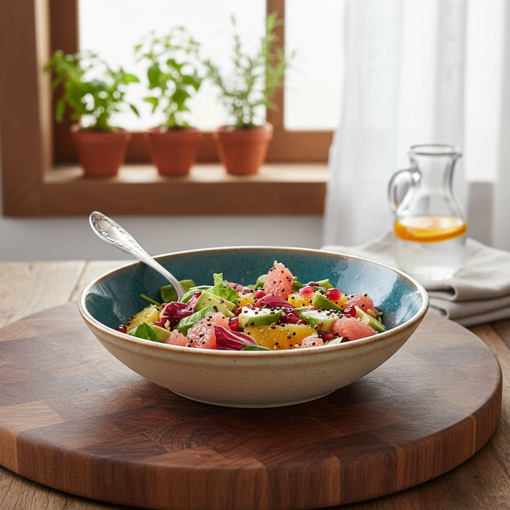 Salade endives agrumes