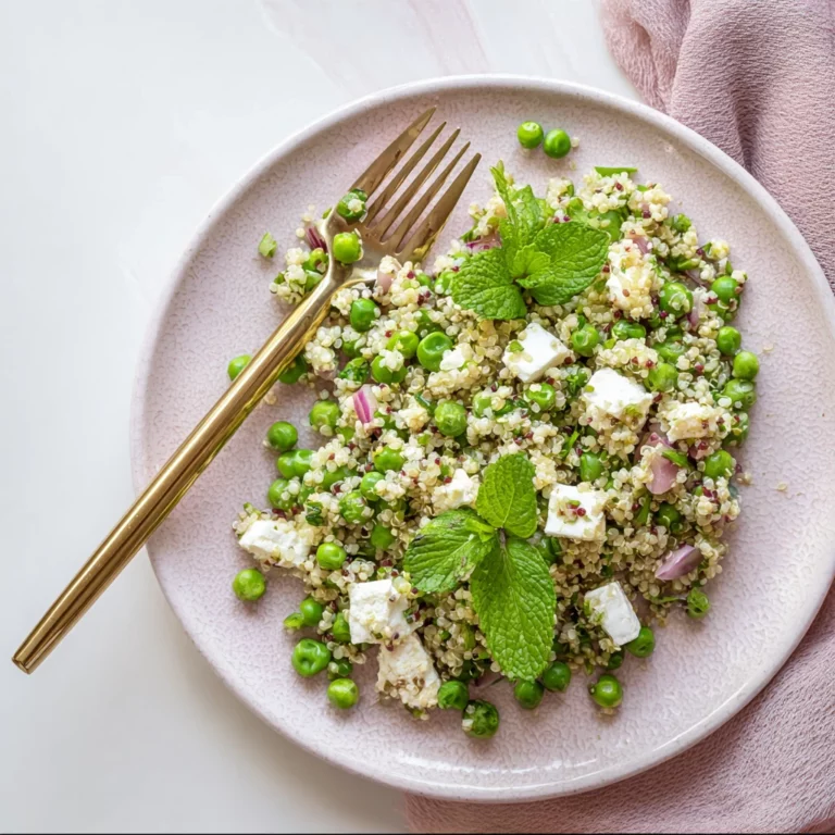 Salade petit pois quinoa