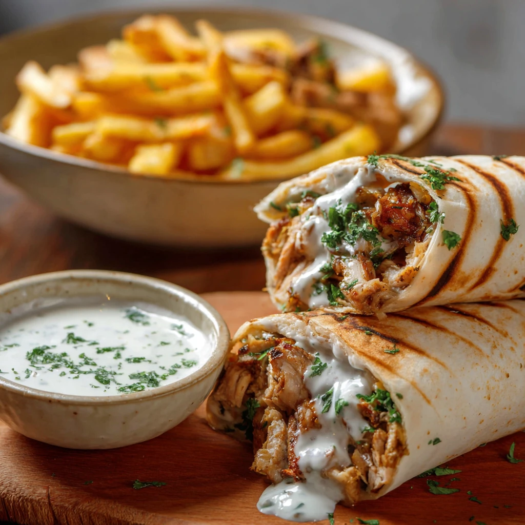 Shawarma Poulet Maison savoureux et authentique 4 Shawarma Poulet Maison