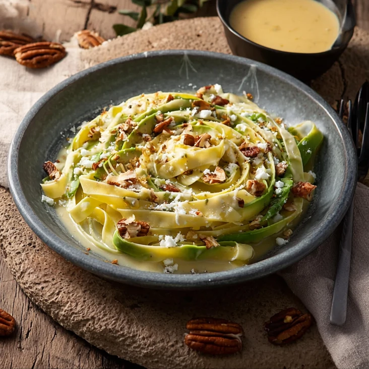 Tagliatelles de poireau