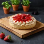 Tarte dacquoise fraises